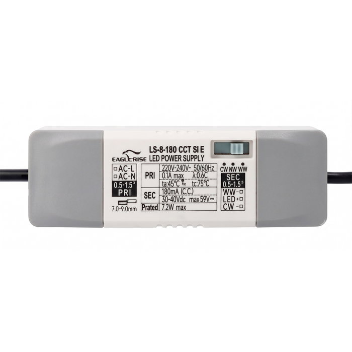 Downlight LED 8W CCT Osram réflecteur noir Ø 75 mm