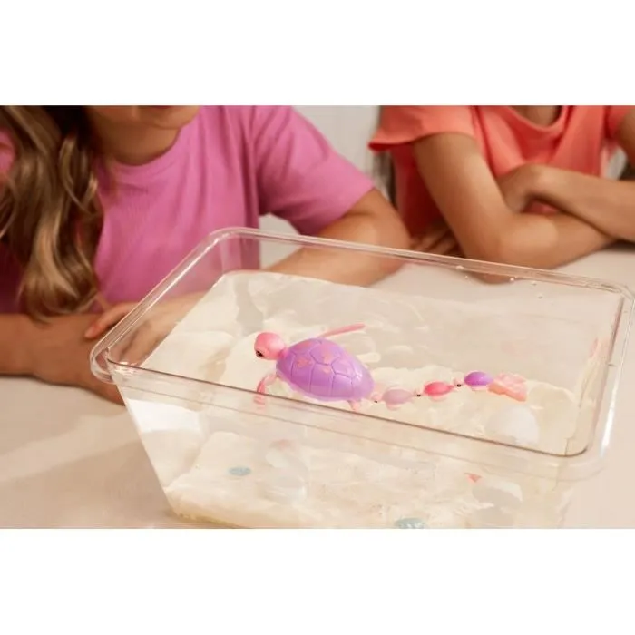 Zuru Pets Alive - Set Tortue Maman et Bébé Surprise - Jouet Animé Interactif avec Effets Sonores - Découverte de Bébés Cachés Zuru Pets Alive - Set Tortue Maman et Bébé Surprise - Jouet Animé Interactif avec Effets Sonores - Découverte de Bébés Cachés