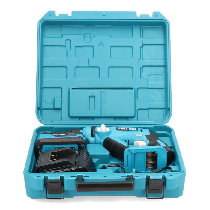 Koma Tools Kit Marteau Perforateur Compact 20V avec Batería 4Ah et Chargeur - Modèle 20v-mpc-k Koma Tools Kit Marteau Perforateur Compact 20V avec Batería 4Ah et Chargeur - Modèle 20v-mpc-k