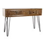 DKD Home Decor Meuble d'Entrée Marron Noir 118 x 40 x 77 cm