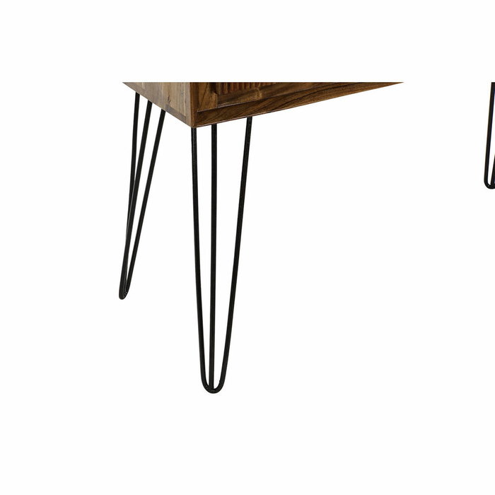 DKD Home Decor Meuble d'Entrée Marron Noir 118 x 40 x 77 cm