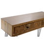 DKD Home Decor Meuble d'Entrée Marron Noir 118 x 40 x 77 cm