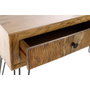 DKD Home Decor Meuble d'Entrée Marron Noir 118 x 40 x 77 cm