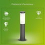 Philips Utrecht Lampadaire extérieur sur poteau Anthracite E27 20 W Haute tension