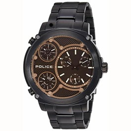 Police PL.14830JBB-02M - Montre analogique noire