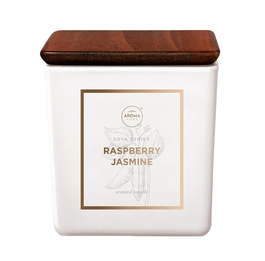 Aroma Home Bougie parfumée Framboise &amp; Jasmin, 115 g