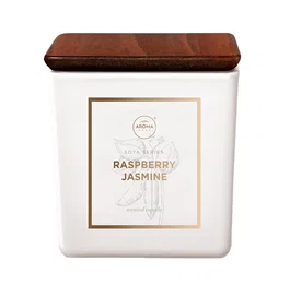 Aroma Home Bougie parfumée Framboise &amp; Jasmin, 115 g