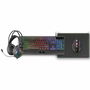 clavier et souris Mars Gaming MCP124PROES Noir Multicouleur Espagnol Qwerty