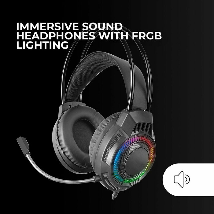 clavier et souris Mars Gaming MCP124PROES Noir Multicouleur Espagnol Qwerty (4 Unités)