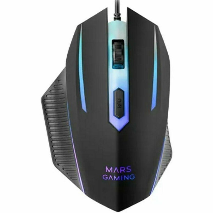 clavier et souris Mars Gaming MCP124PROES Noir Multicouleur Espagnol Qwerty (4 Unités)