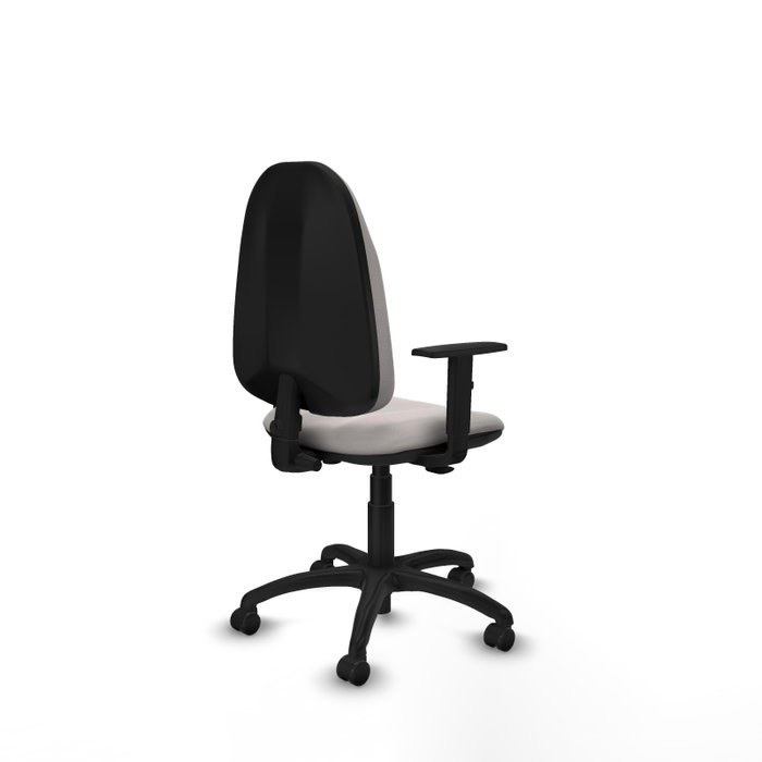 PIQUERAS Y CRESPO Chaise de bureau Algarra, Similicuir blanc, Accoudoirs 1D PIQUERAS Y CRESPO Chaise de bureau Algarra, Similicuir blanc, Accoudoirs 1D