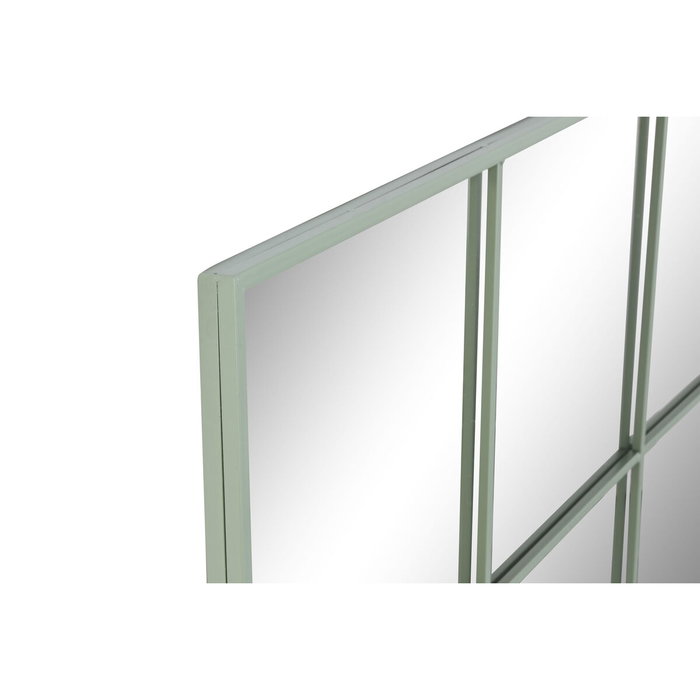 Miroir mural Home ESPRIT Vert Fenêtre Scandi 122 x 2 x 122 cm Miroir mural Home ESPRIT Vert Fenêtre Scandi 122 x 2 x 122 cm