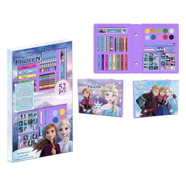 Cerdá Set de papeterie à colorer Frozen, boîte, age recommandé 3 ans, couleur lilas