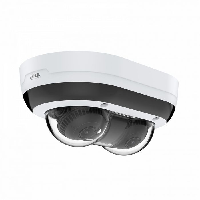 Axis P4707-PLVE Caméra de vidéosurveillance panoramique multidirectionnelle à double capteur 2*5 MP, Forensic WDR, Lightfinder, Deep Learning, zoom 2.5x