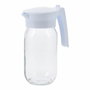 Excellent Houseware Jarra en verre transparent avec couvercle 1 L
