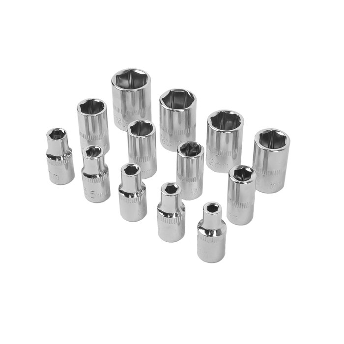 WOLFPACK LINEA PROFESIONAL Jeu de clés à douille et d'embouts 1/4 pol 46 pièces WOLFPACK LINEA PROFESIONAL Jeu de clés à douille et d'embouts 1/4 pol 46 pièces