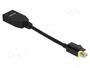 Delock Adaptateur Mini DisplayPort 1.4 vers DisplayPort 8K 60 Hz avec loquet