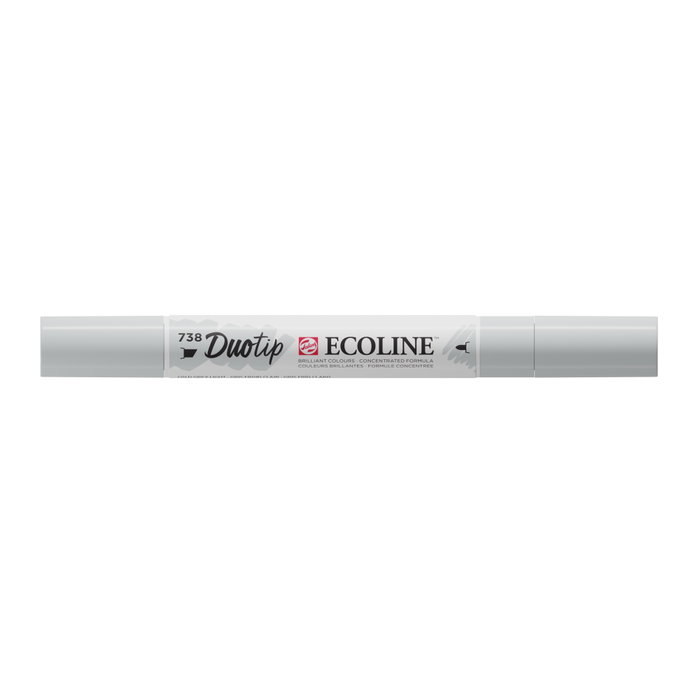 Ecoline Marqueur Duotip Gris Froid Clair 738