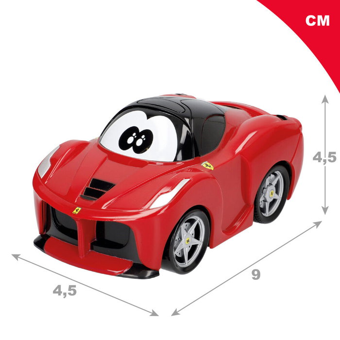 COLOR BABY Circuit de course Ferrari avec voiture - Tapis de jeu 100 x 70 cm, voiture 9 cm