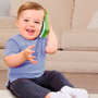 VTech Téléphone d'apprentissage interactif Scout avec messages vocaux, lumières, chansons et 10 boutons éducatifs - 80-620939