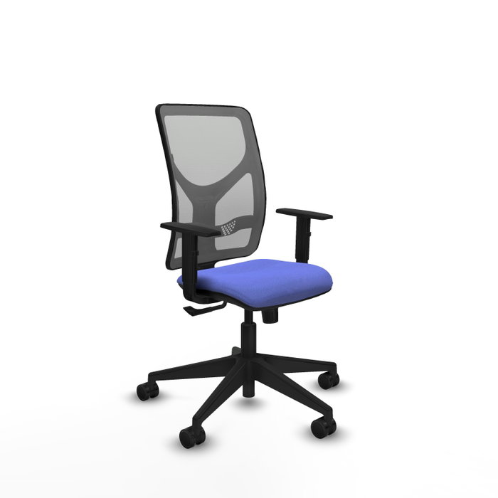 PIQUERAS Y CRESPO Chaise Motilla Synchro Bleu clair/Gris sans appui-tête PIQUERAS Y CRESPO Chaise Motilla Synchro Bleu clair/Gris sans appui-tête