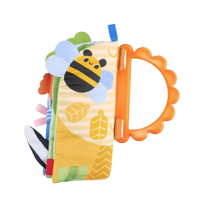 Fisher-Price Livre d'éveil 4 saisons avec activités sensorielles pour bébé, se tient debout