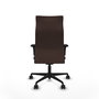 Piqueras Y Crespo Fauteuil Albacete en similicuir marron foncé avec mécanisme synchrone