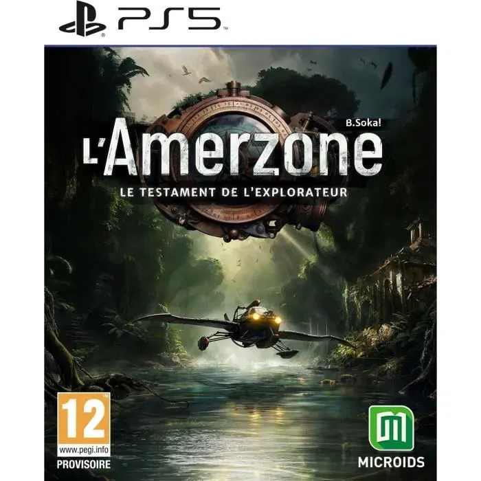 Microids - L'Amerzone : Le Testament de l'Explorateur - Jeu d'aventure et d'exploration pour PS5 Microids - L'Amerzone : Le Testament de l'Explorateur - Jeu d'aventure et d'exploration pour PS5