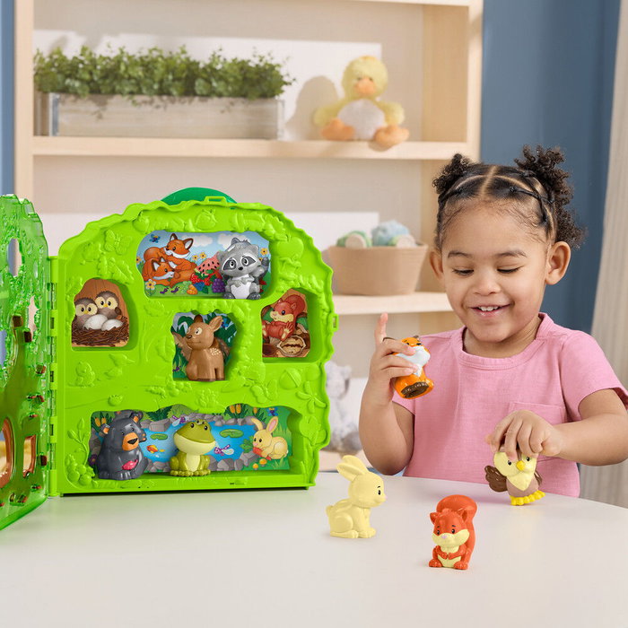Fisher-Price Estuche Arbol de los Animales del Bosque Little People Collector Fisher-Price Estuche Arbol de los Animales del Bosque Little People Collector