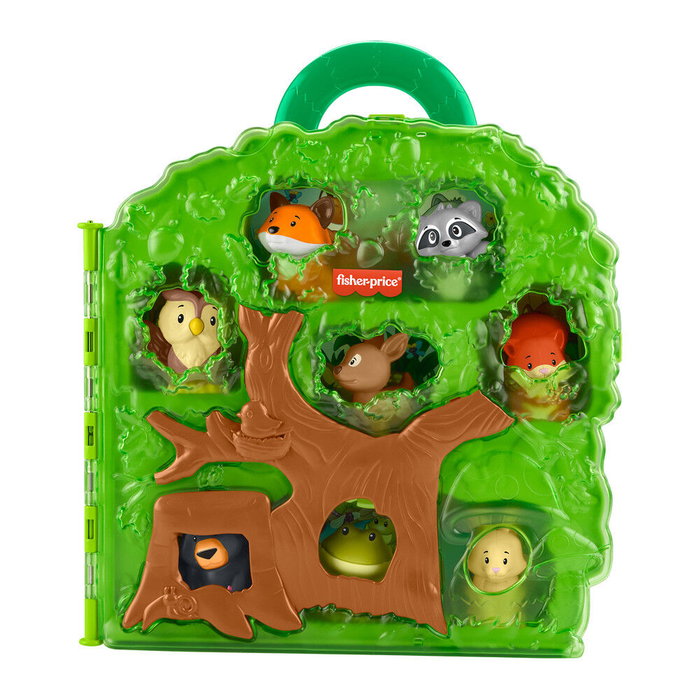 Fisher-Price Estuche Arbol de los Animales del Bosque Little People Collector Fisher-Price Estuche Arbol de los Animales del Bosque Little People Collector