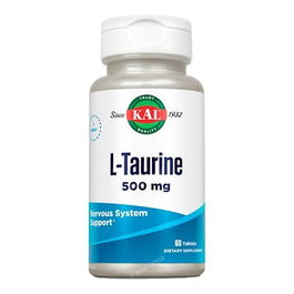 KAL L-Taurine 500 mg, 60 comprimés