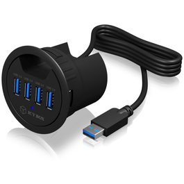 Icy IB-HUB1403 Hub de bureau 4x USB 3.0 Type-A