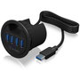 Icy IB-HUB1403 Hub de bureau 4x USB 3.0 Type-A