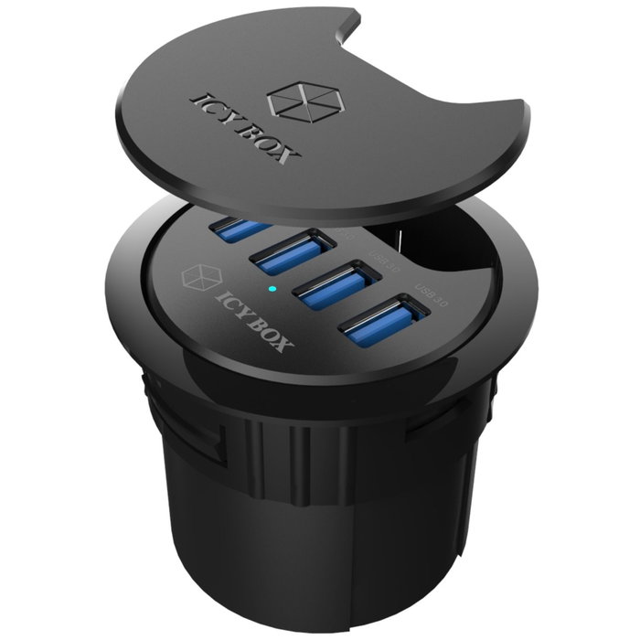 Icy IB-HUB1403 Hub de bureau 4x USB 3.0 Type-A