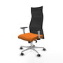 Piqueras y Crespo Chaise de Bureau Albacete Orange et Noir