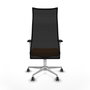 Piqueras y Crespo Chaise de Bureau Albacete Orange et Noir