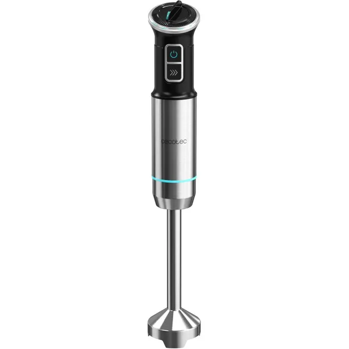 Cecotec Power Neutron Mixeur plongeant 1100 W avec lames CrossBlades en titane noir, fonction Turbo et verre de 800 ml