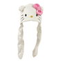 Bonnet en point avec applications Hello Kitty - Dimensions: 22 x 2 x 55 cm - À partir de 3 ans - Couleur: Blanc