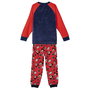 Cerdá Pyjama Long Garçon 3 Ans Coral Fleece à Manches Longues avec Motifs Mickey Mouse - Bleu Marine