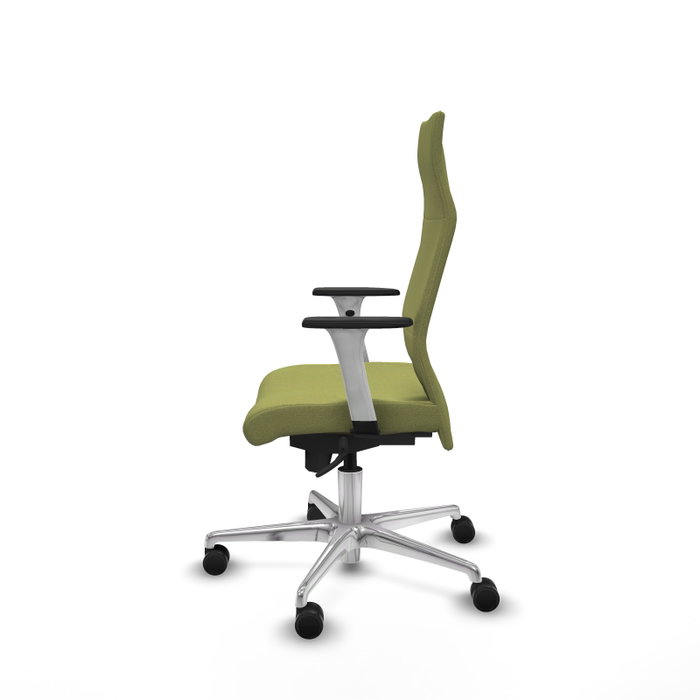 Piqueras Y Crespo Fauteuil Albacete, Tissu Vert Olive, Mécanisme Synchrone