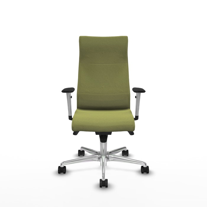 Piqueras Y Crespo Fauteuil Albacete, Tissu Vert Olive, Mécanisme Synchrone