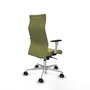 Piqueras Y Crespo Fauteuil Albacete, Tissu Vert Olive, Mécanisme Synchrone