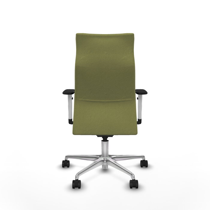 Piqueras Y Crespo Fauteuil Albacete, Tissu Vert Olive, Mécanisme Synchrone