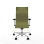 Piqueras Y Crespo Fauteuil Albacete, Tissu Vert Olive, Mécanisme Synchrone