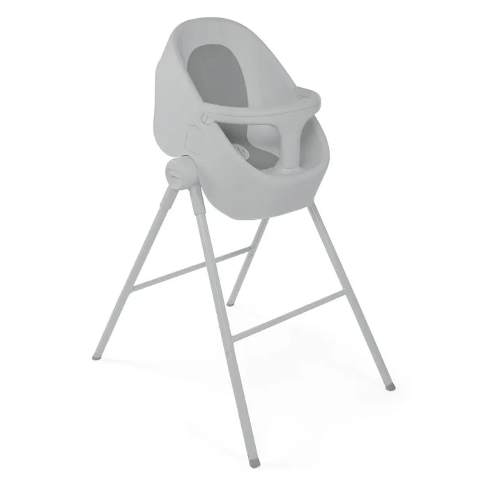 Chicco Bubble Nest Fauteuil de Bain Bébé Antiglisse Ergonomique Cool Grey