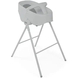 Chicco Bubble Nest Fauteuil de Bain Bébé Antiglisse Ergonomique Cool Grey