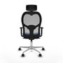 Piqueras y Crespo Chaise de Bureau Jorquera 1D086N2 Bleu marine