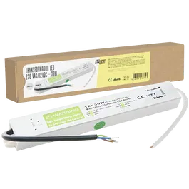 BX3 LIGHT - Transformateur Secteur Alimentation AC/DC 230V AC 12V DC 30W IP67 - BX3-NK-TR-12VDC30EIP - Pour Bandes LED Extérieur Résistant à l'Eau