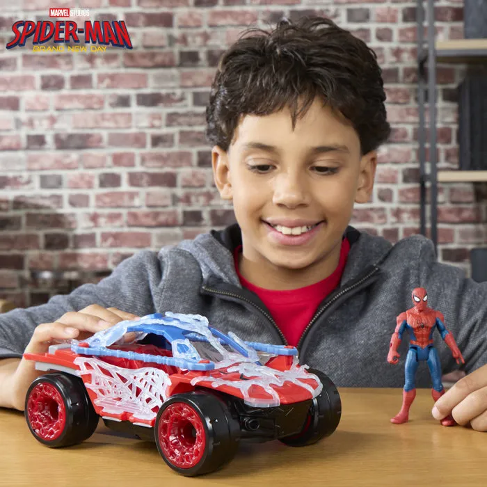 Hasbro Figurine Spider-Man de 11,5 cm et véhicule Buggy Marvel Studios Spider-Man Day ActionVerse Hasbro Figurine Spider-Man de 11,5 cm et véhicule Buggy Marvel Studios Spider-Man Day ActionVerse
