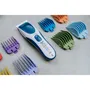 Wahl - Tondeuse à cheveux Color Pro Cordless - 3,5 W - Sans fil - 8 sabots + mini tondeuse - Autonomie 60 min - Bleu Gris